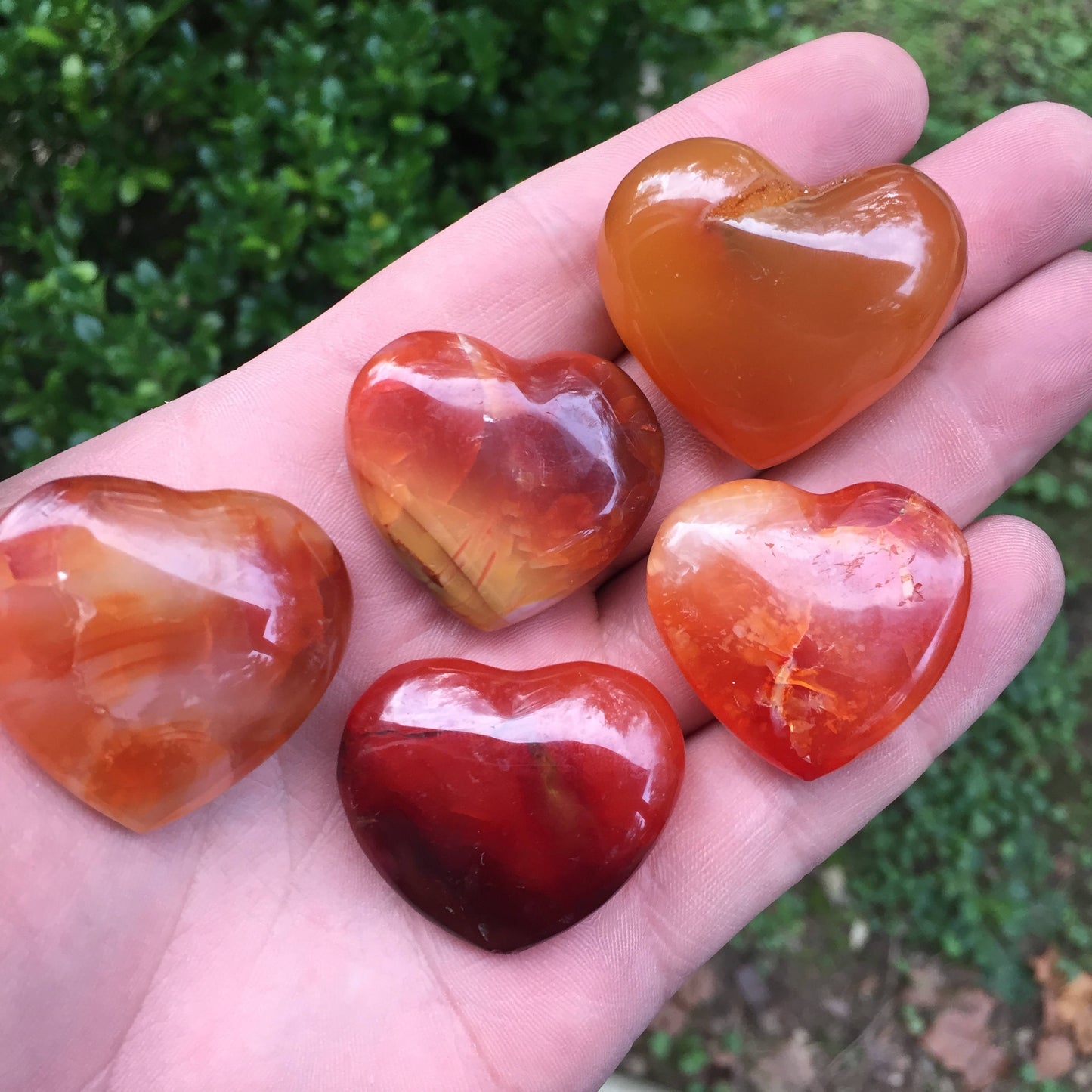 Carnelian Heart- 30mm