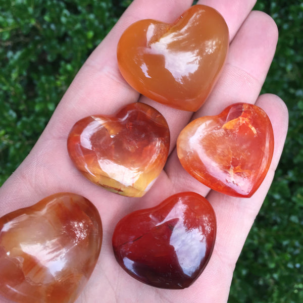 Carnelian Heart- 30mm